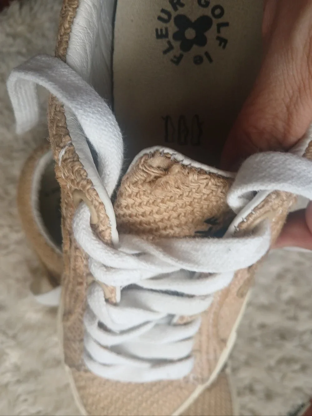 💎 CONVERSE Women's Shoes Golf Le Fleur x Converse One Star Ox Burlap